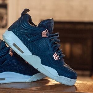 Air Jordan4 Retro PRM 'Obsidian' - 2016